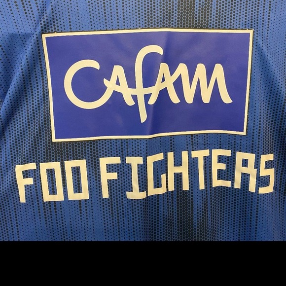 FOO FIGHTERS Millonarios Football Club Jersey Sz L - ONE OF A KIND! RARE! NWT! - Picture 2 of 6